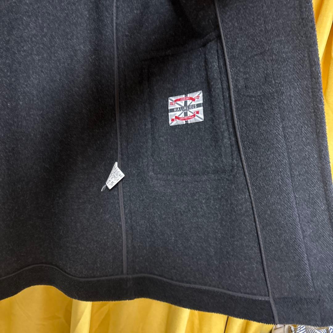 超極上品　インバーティア ロングダッフルコート メンズ チャコール 36=S