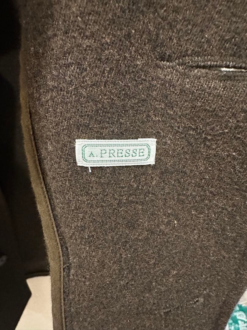 【size3 】A.PRESSE U.S.ARMY Mackinaw Coat