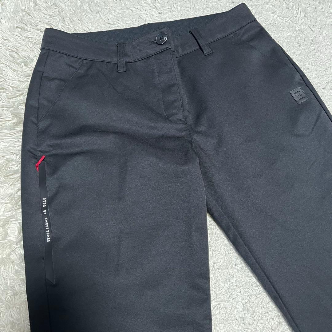 SY32 BY SWEET YEARS ゴルフ パンツ レディース ブラック