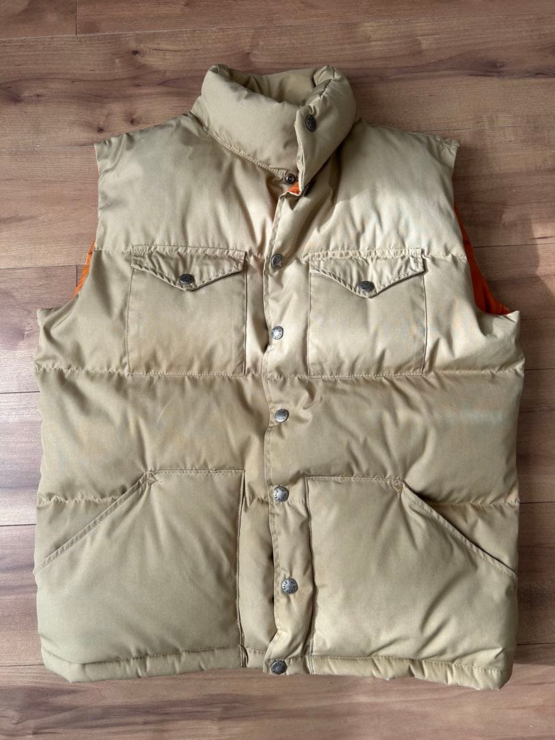 THE NORTH FACE 80s茶タグ ダウンベスト Mサイズ　USA製