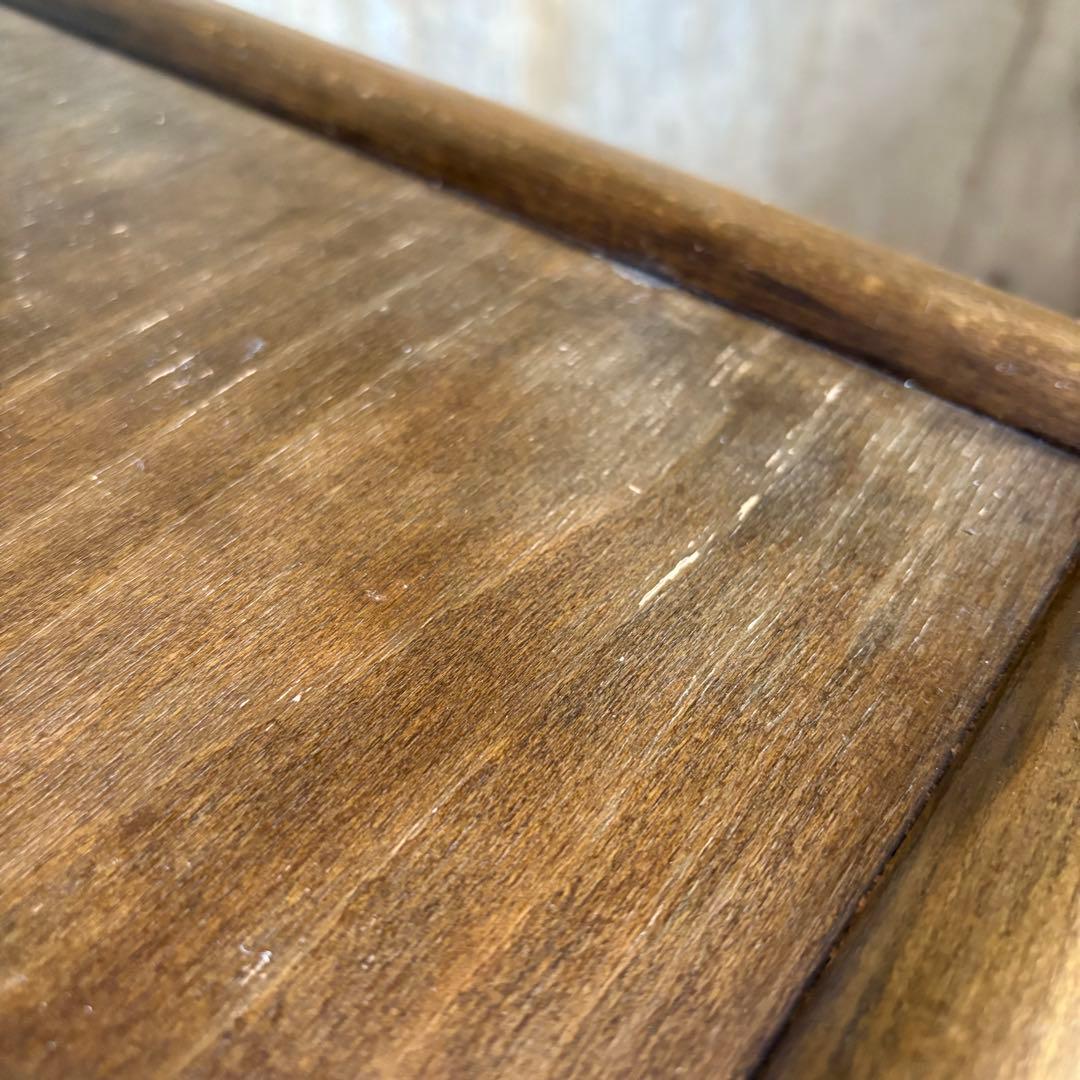 ヴィンテージ　ウッドクロスフレーム　サイドテーブル　コーヒーテーブル