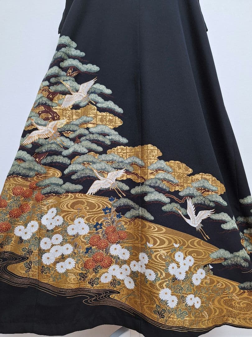 着物リメイクワンピース3654