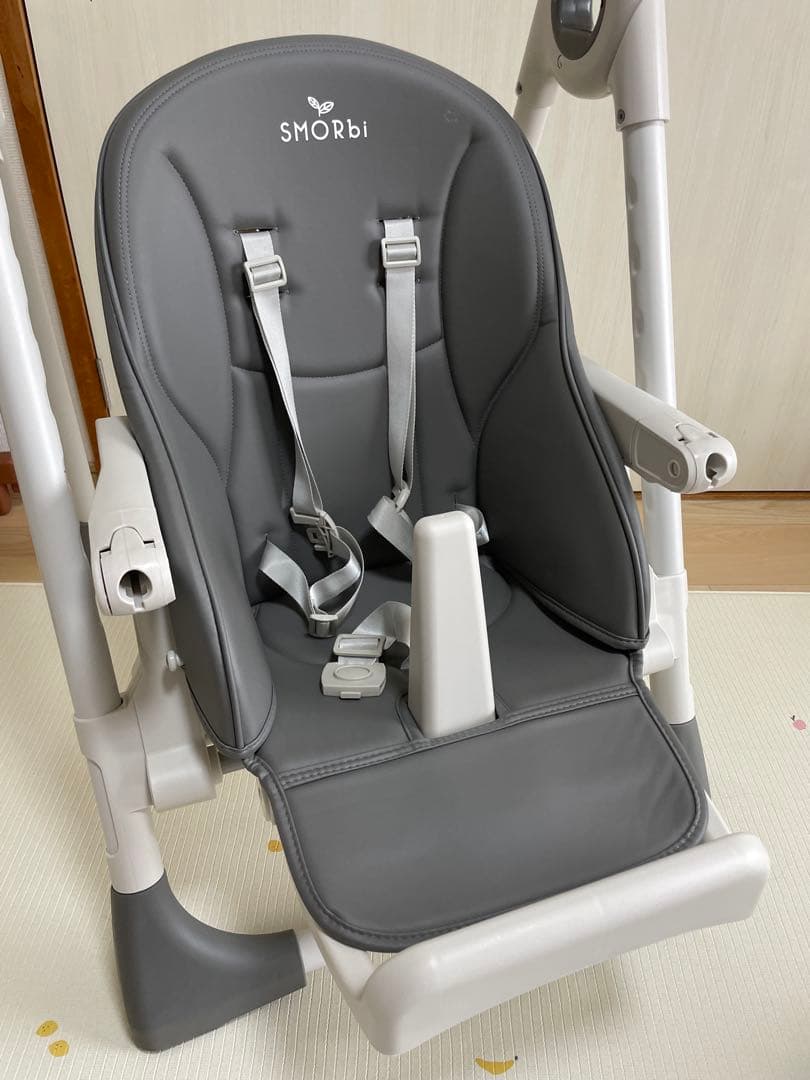 SMORBi スモルビ　折りたたみハイ&ローチェア グレー