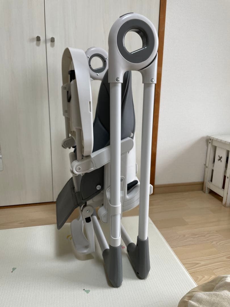 SMORBi スモルビ　折りたたみハイ&ローチェア グレー