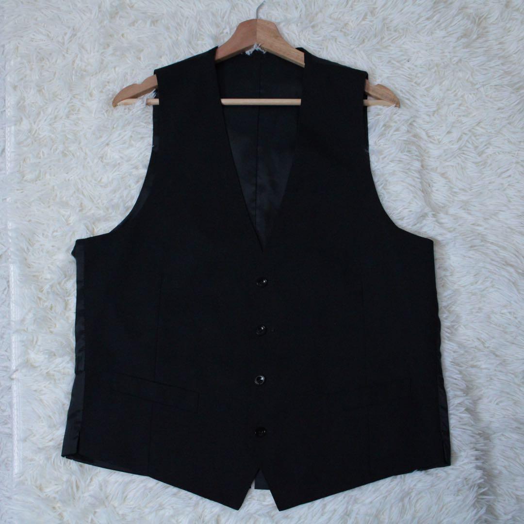 SUIT SELECT スーツセレクト 3ピース 2Bセットアップ 黒 AB8