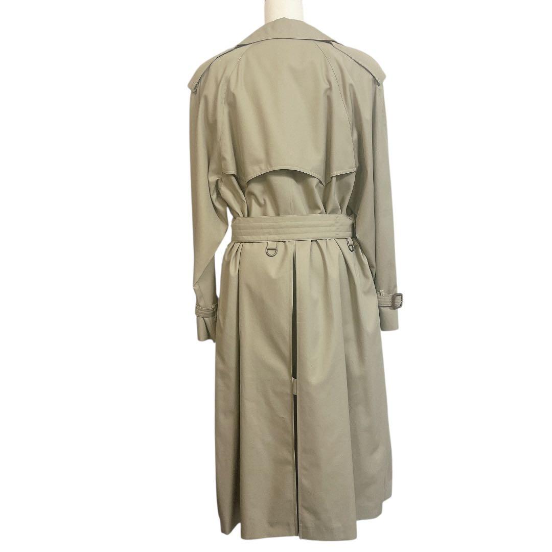 【未使用★タグ付】アクアスキュータム トレンチコート 撥水加工 ロング ベージュ