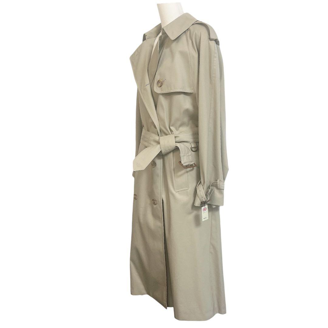 【未使用★タグ付】アクアスキュータム トレンチコート 撥水加工 ロング ベージュ