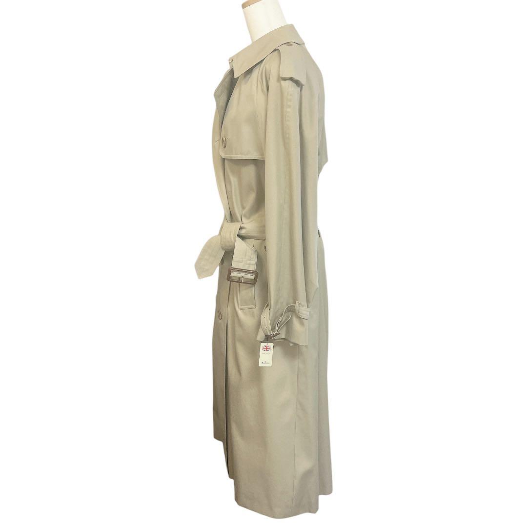【未使用★タグ付】アクアスキュータム トレンチコート 撥水加工 ロング ベージュ