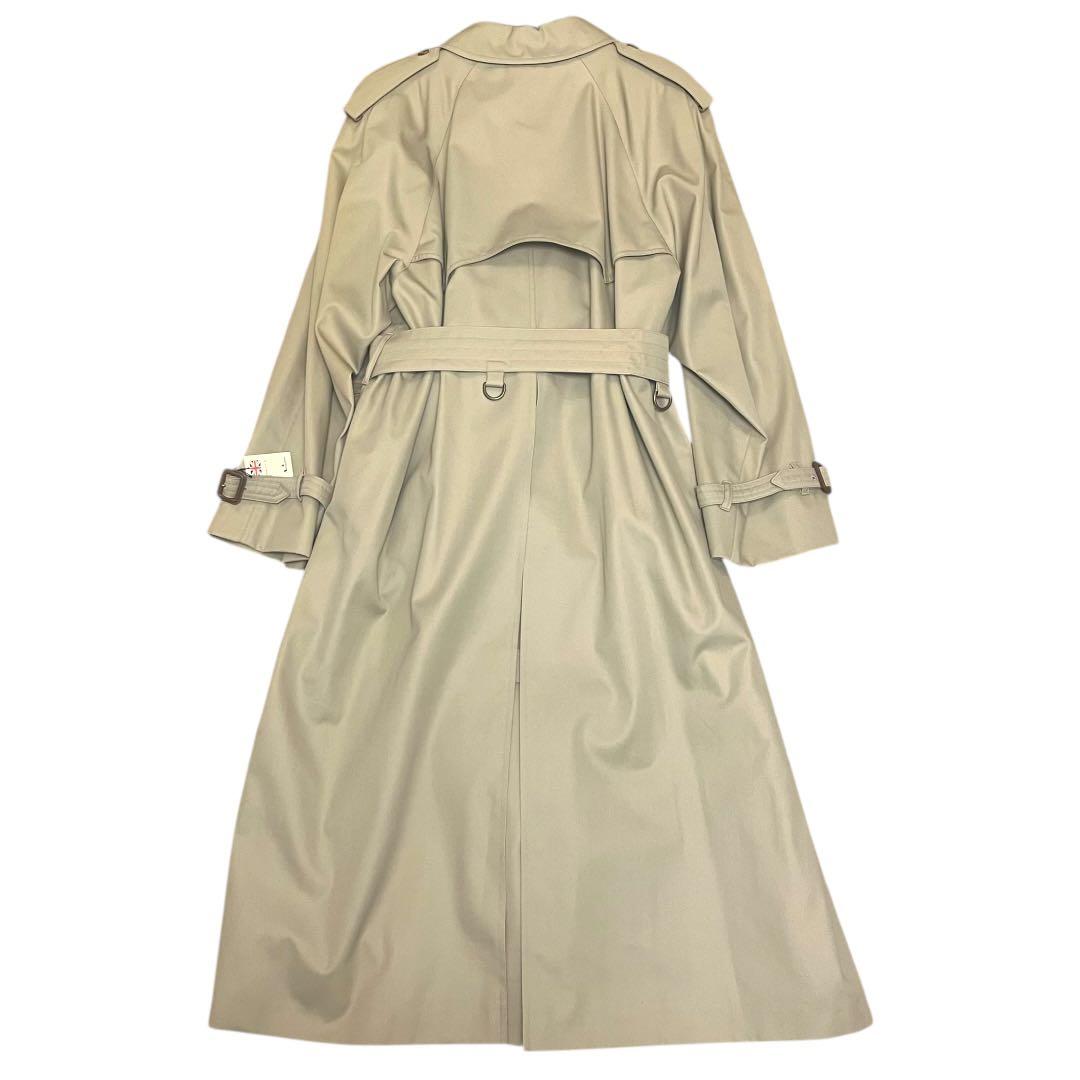 【未使用★タグ付】アクアスキュータム トレンチコート 撥水加工 ロング ベージュ