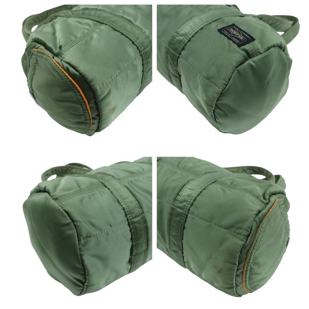 極美品 PORTER ポーター タンカー ミニボストン ダッフルバッグ グリーン