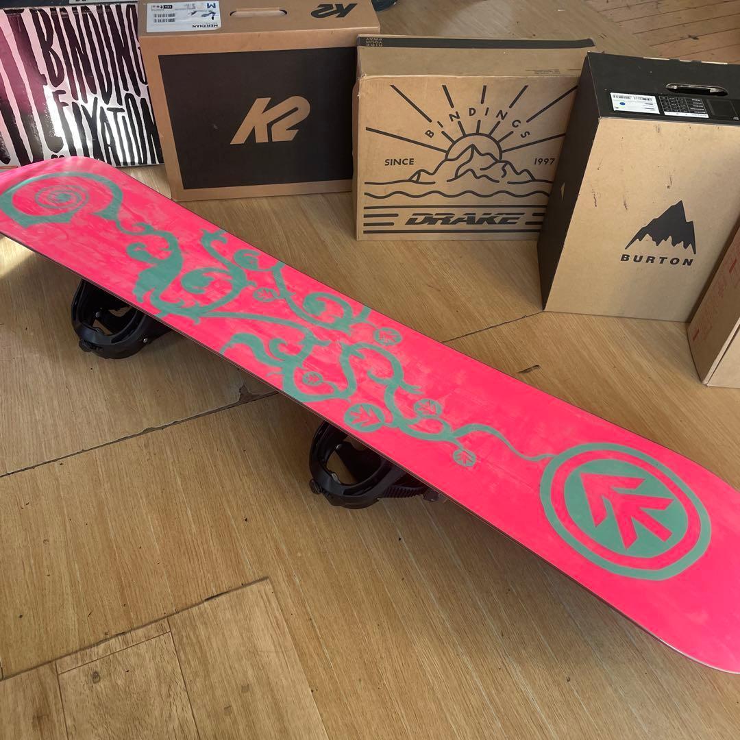 GLAY×kissmark　良質国産スノーボードセットOGASAKA製　バイン付