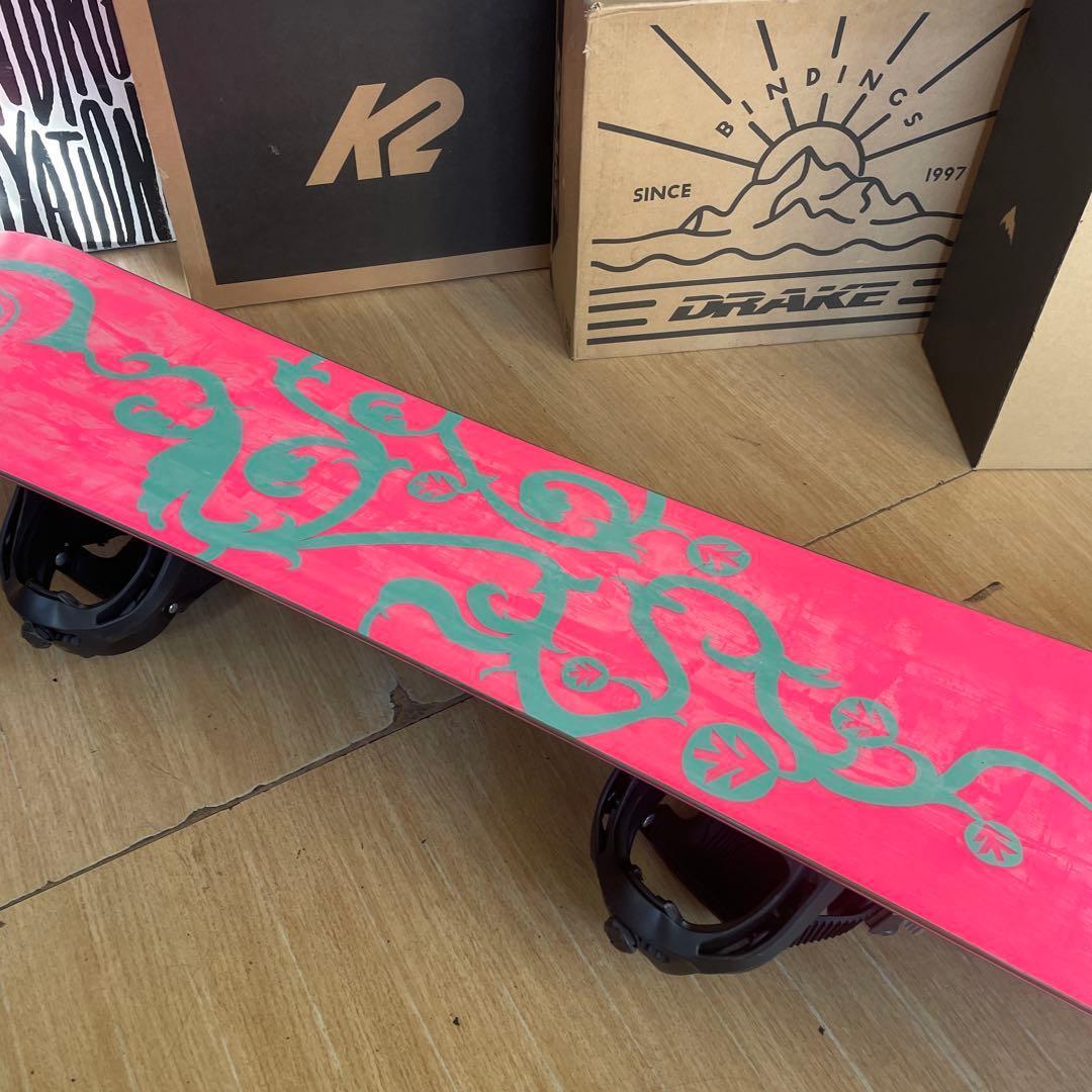 GLAY×kissmark　良質国産スノーボードセットOGASAKA製　バイン付