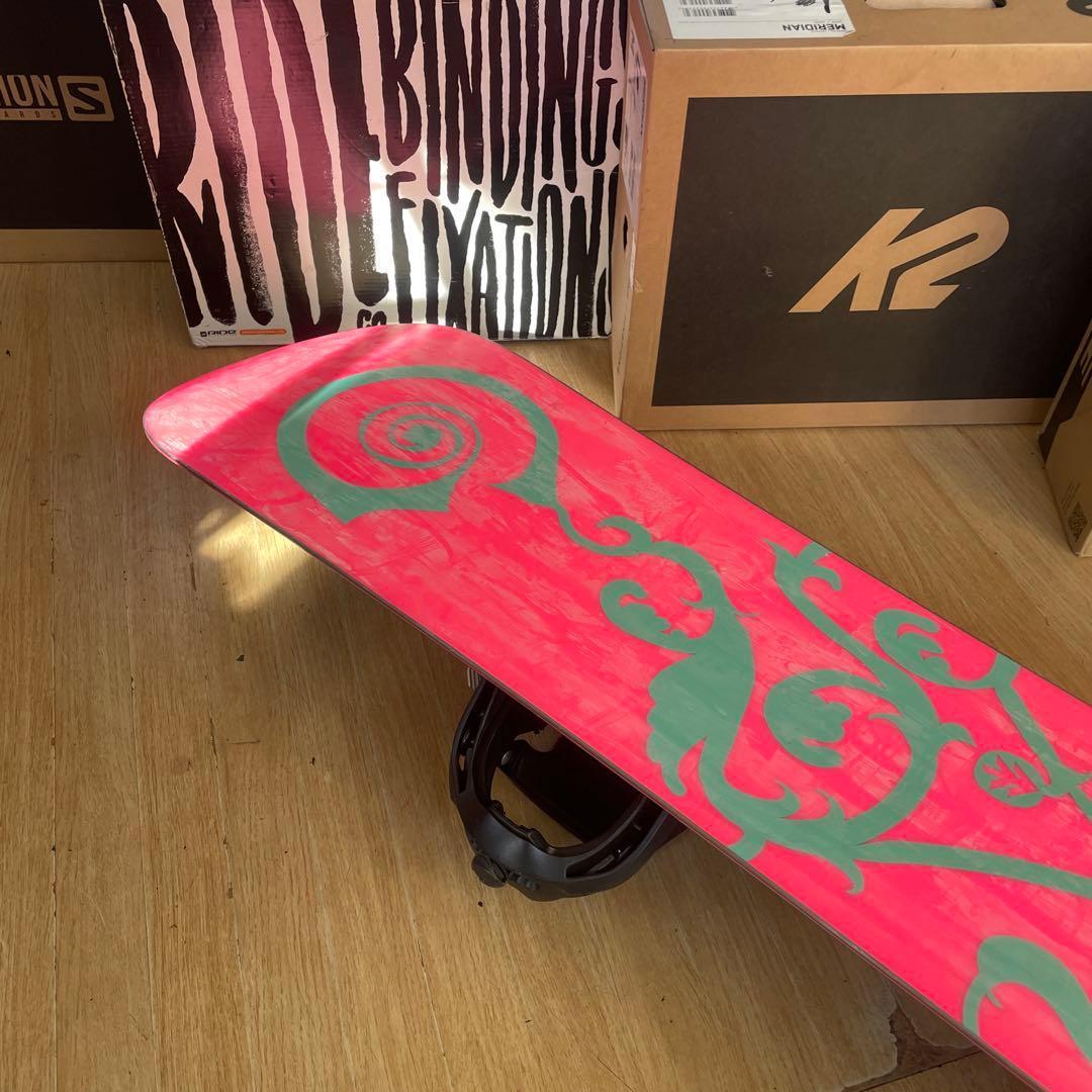 GLAY×kissmark　良質国産スノーボードセットOGASAKA製　バイン付