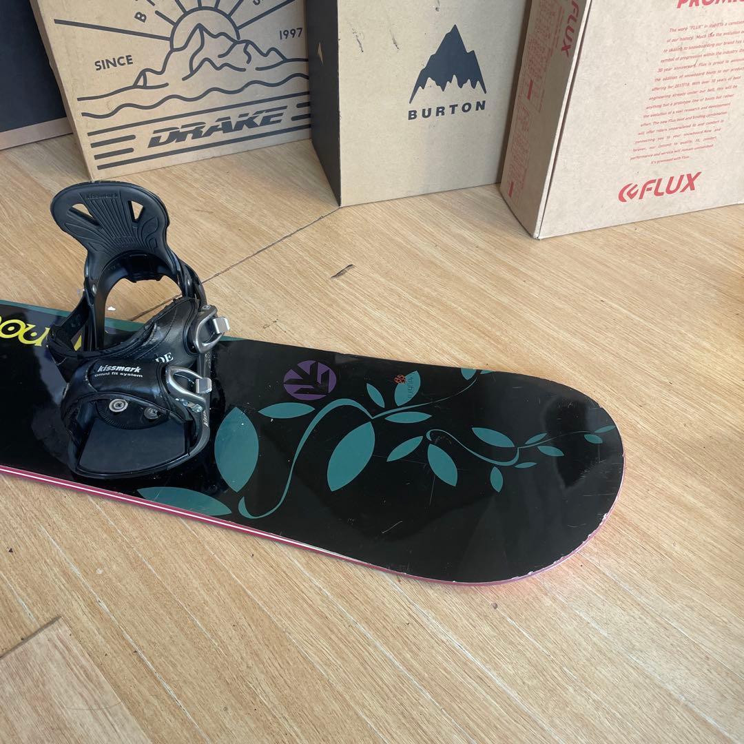 GLAY×kissmark　良質国産スノーボードセットOGASAKA製　バイン付