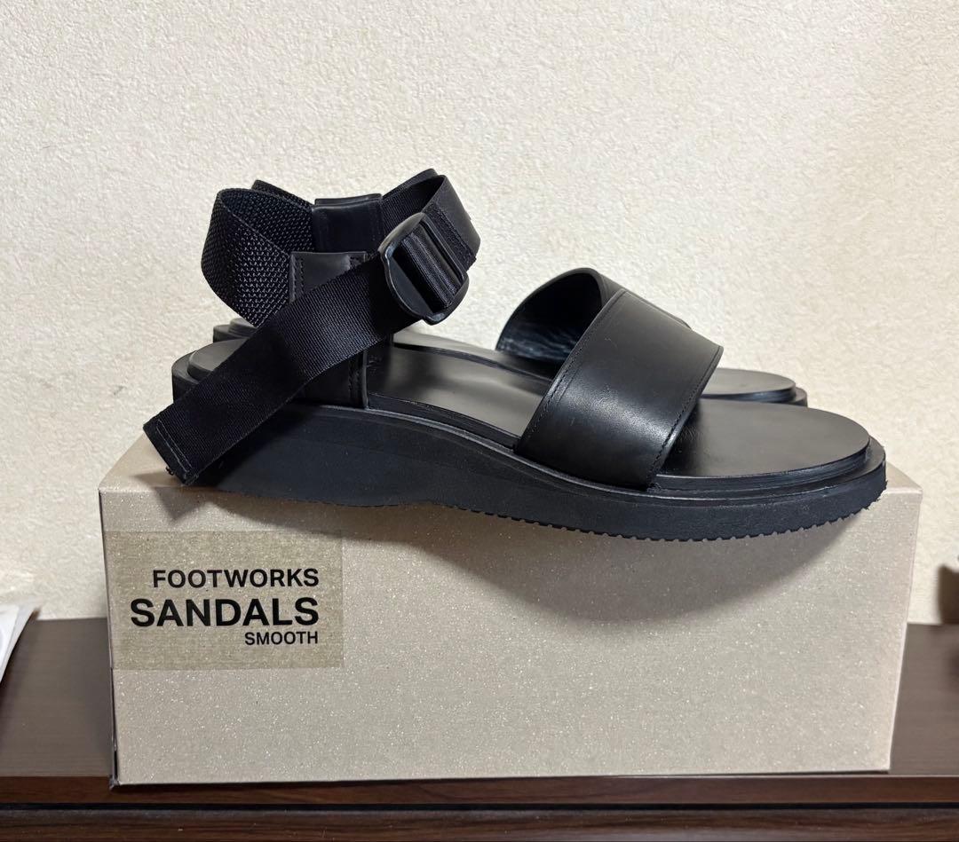 フットワークス 25SS スムースレザーサンダル 25