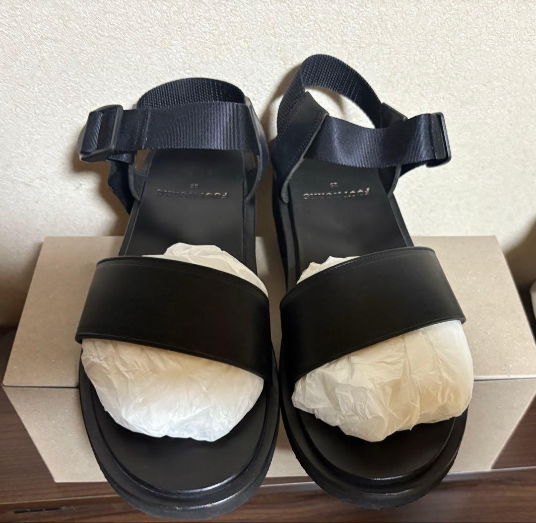 フットワークス 25SS スムースレザーサンダル 25