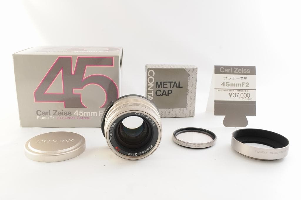 ★新品級★ CONTAX コンタックス 45mm F2 カビ・クモリ無し！