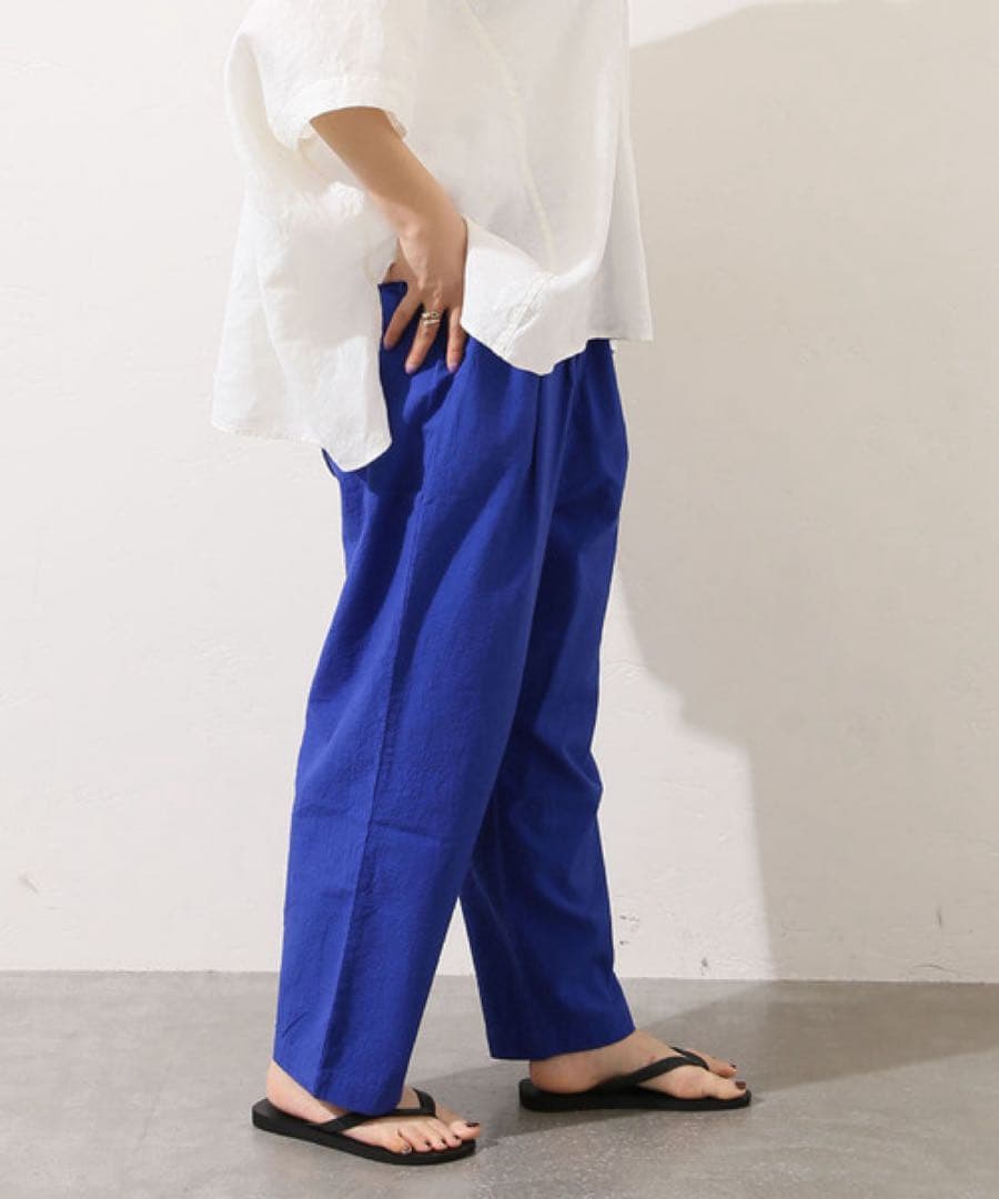 ジャーナルスタンダードラックス | シアサッカー イージーテーパーパンツ