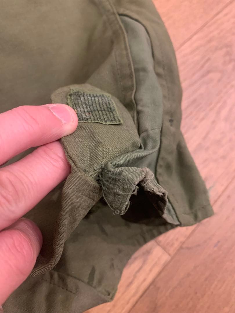 希少 60s 米軍実物 M-65 2nd アルミジップ ライナー付 S-R