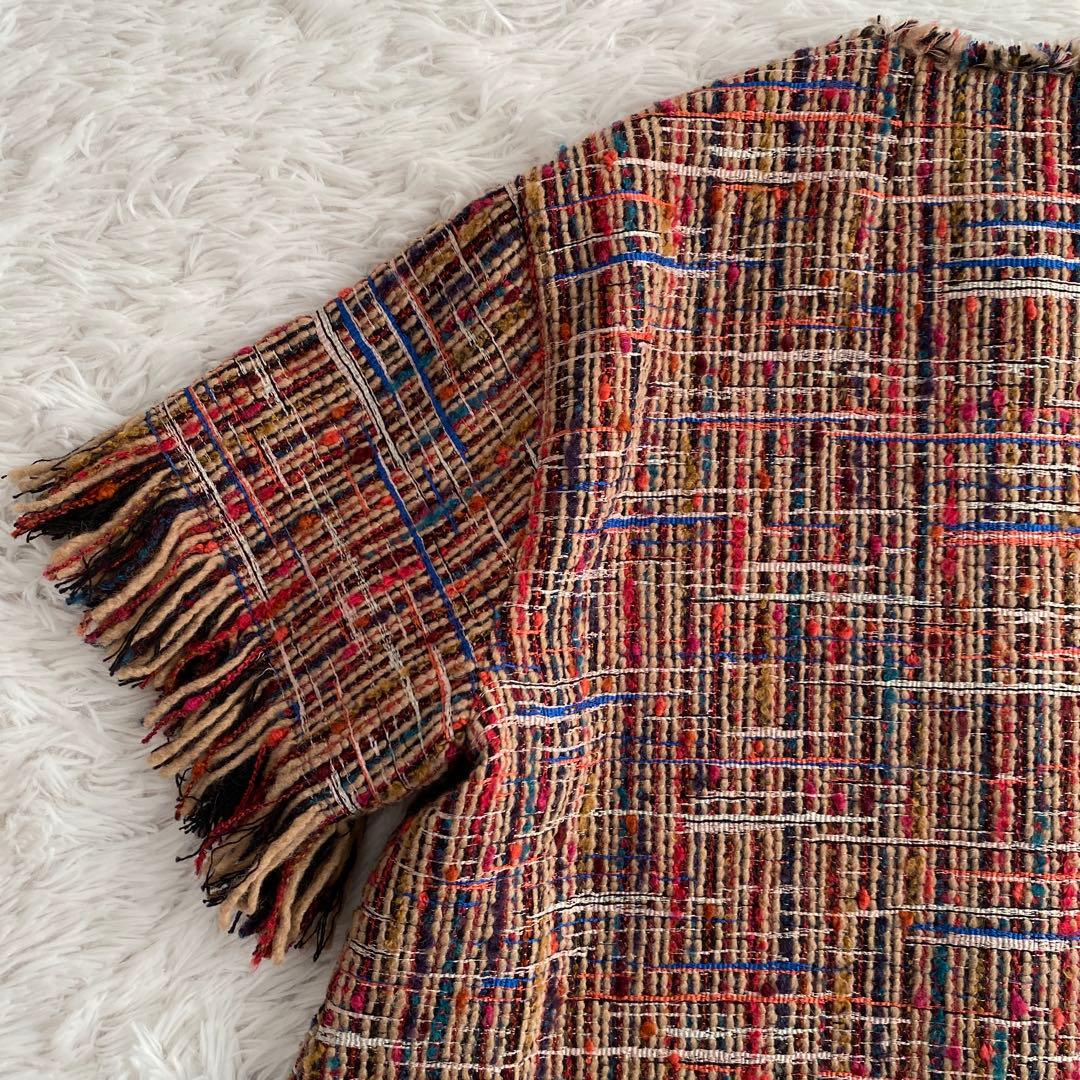 いわちゃん様ご予約品　　MACPHEE☆マルチツイード ラウンドカラージャケット