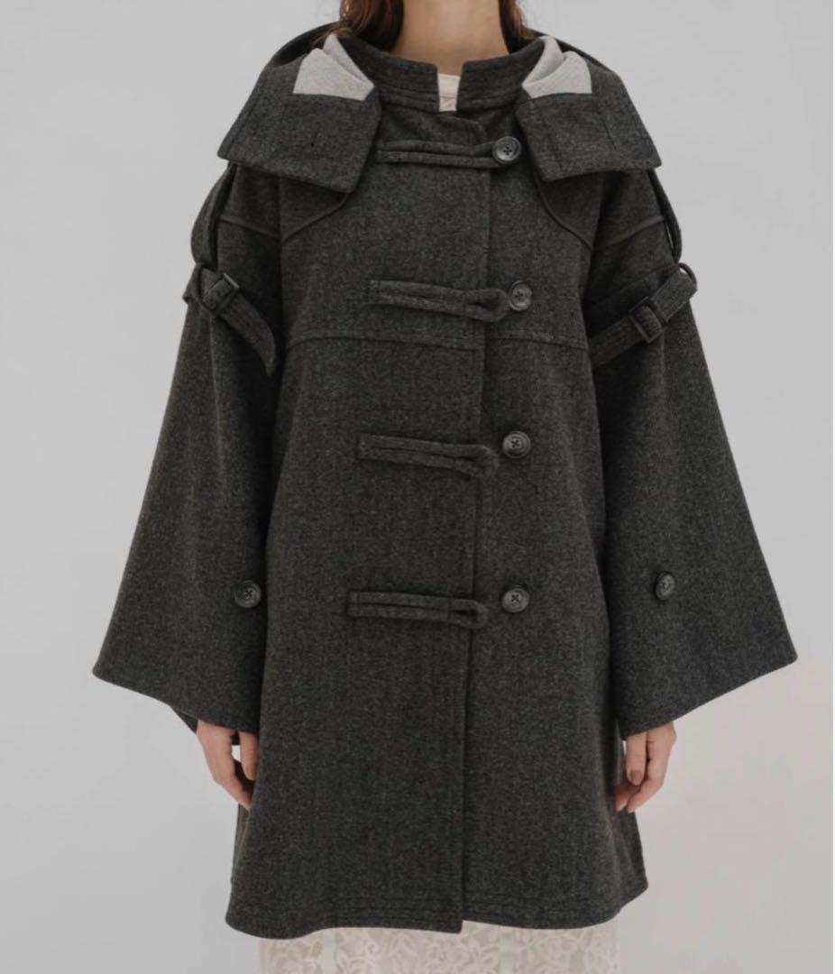 ウィルフリー willfully ポンチョコート　グレー