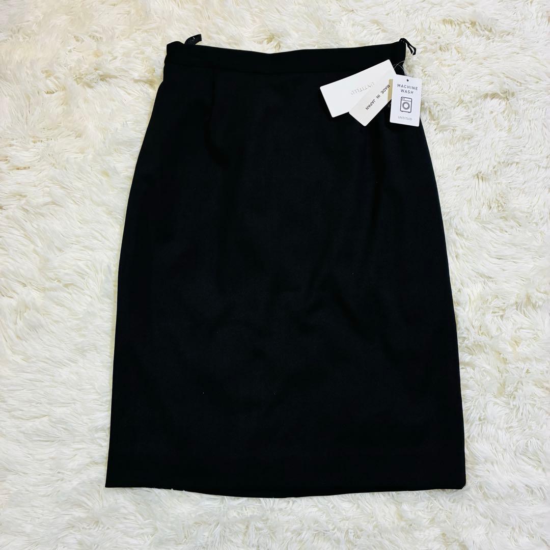 最終値下げ‼️【新品タグ付き】UNTITLEDブラックスーツ3点 就活 フォーマル