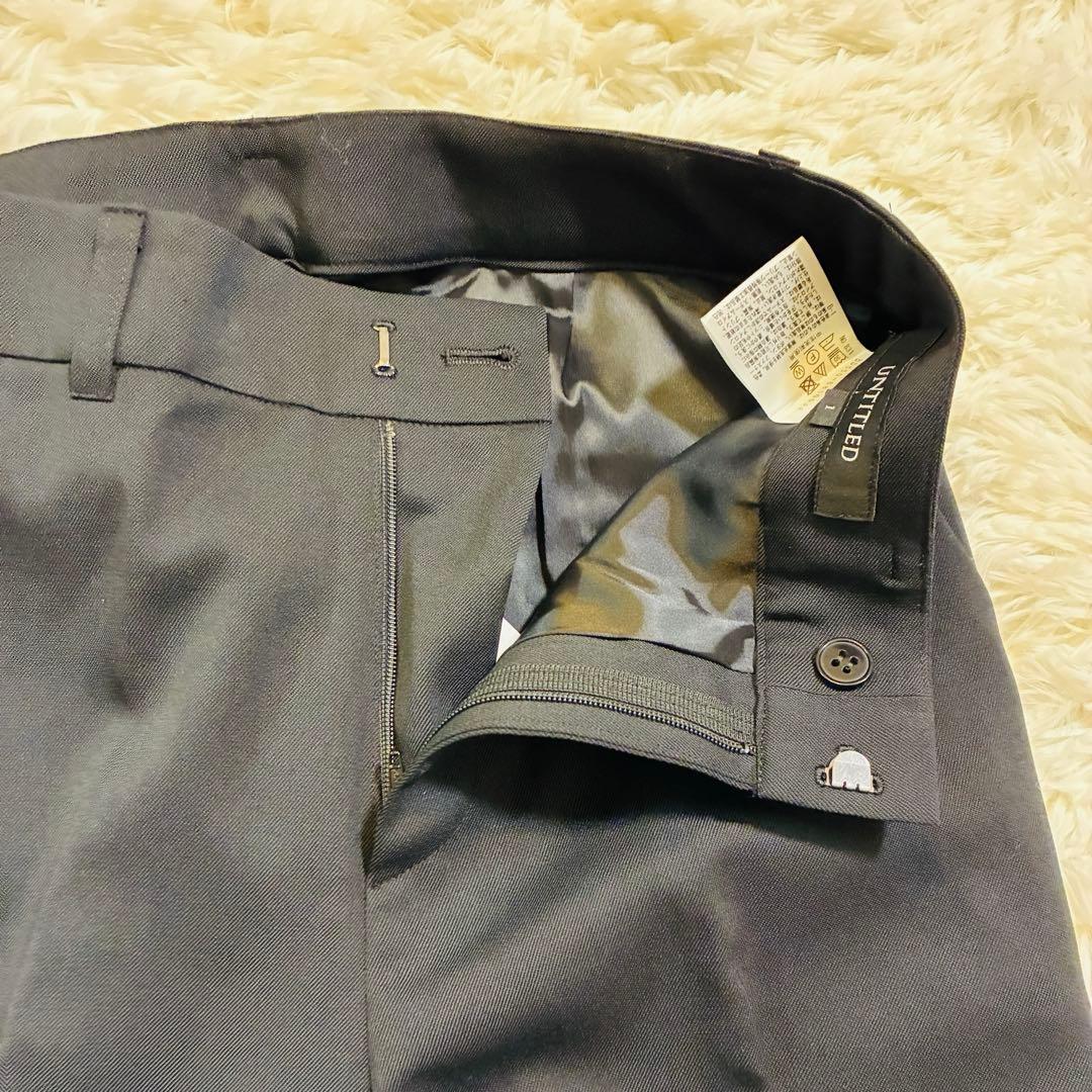 最終値下げ‼️【新品タグ付き】UNTITLEDブラックスーツ3点 就活 フォーマル