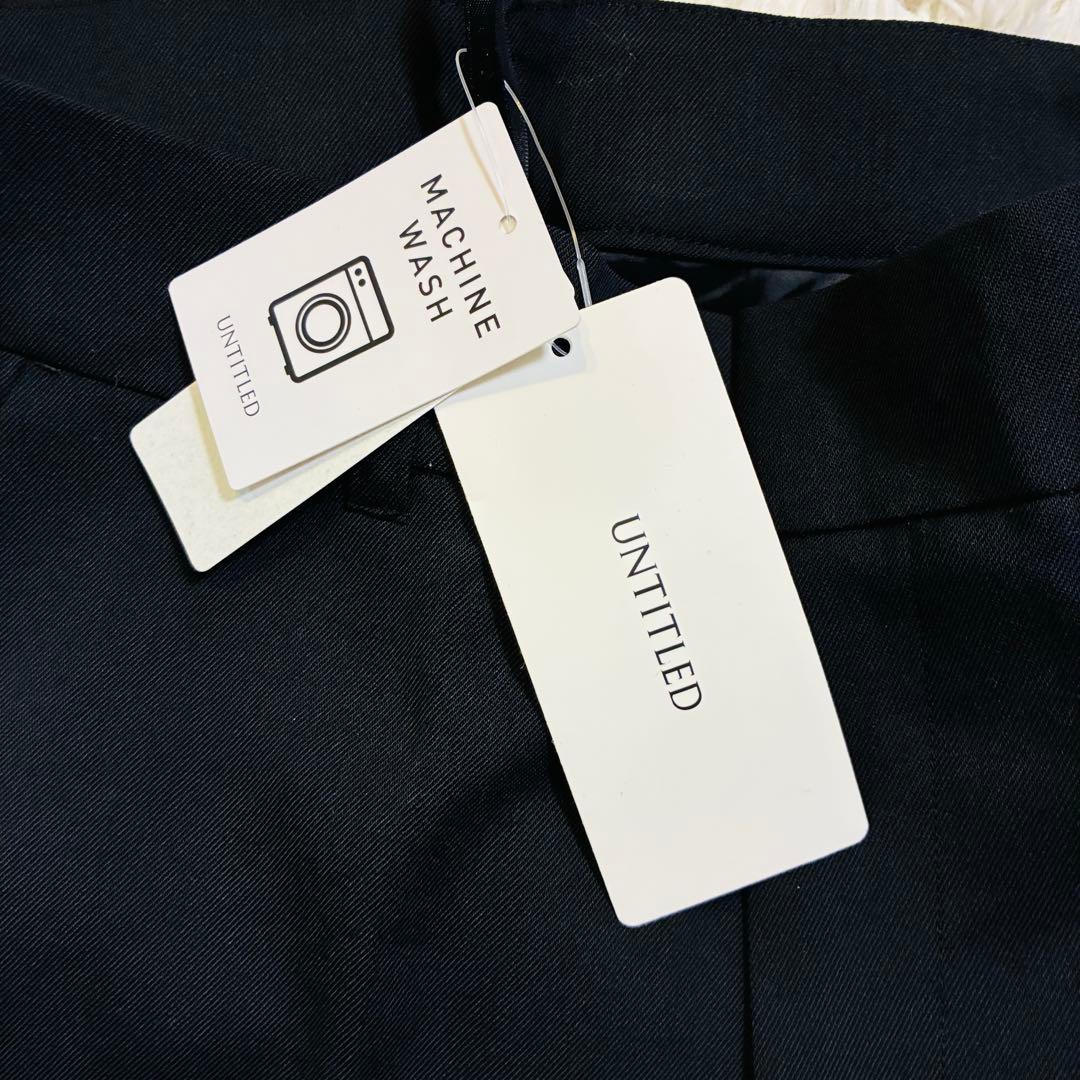 最終値下げ‼️【新品タグ付き】UNTITLEDブラックスーツ3点 就活 フォーマル