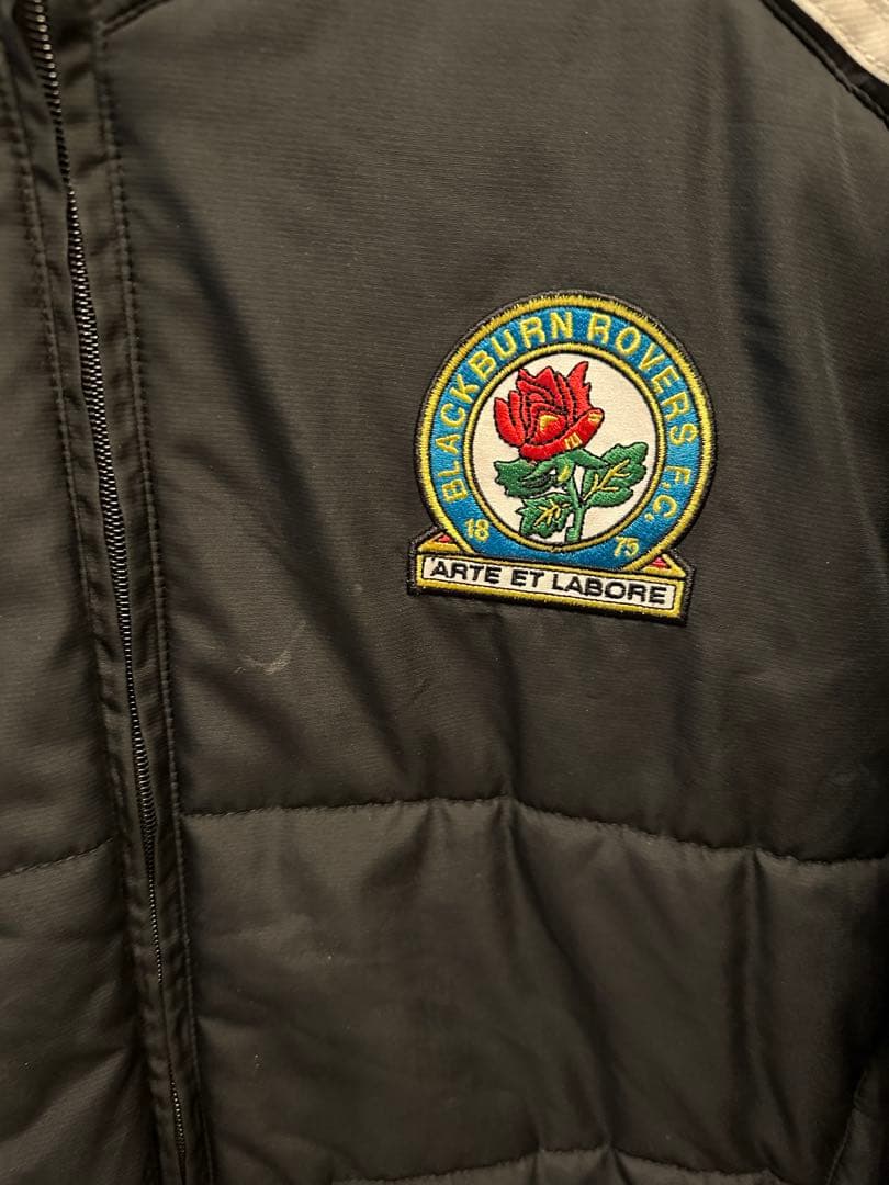 90s umbro ダウンジャケット　ブラックバーン・ローバーズ y2k