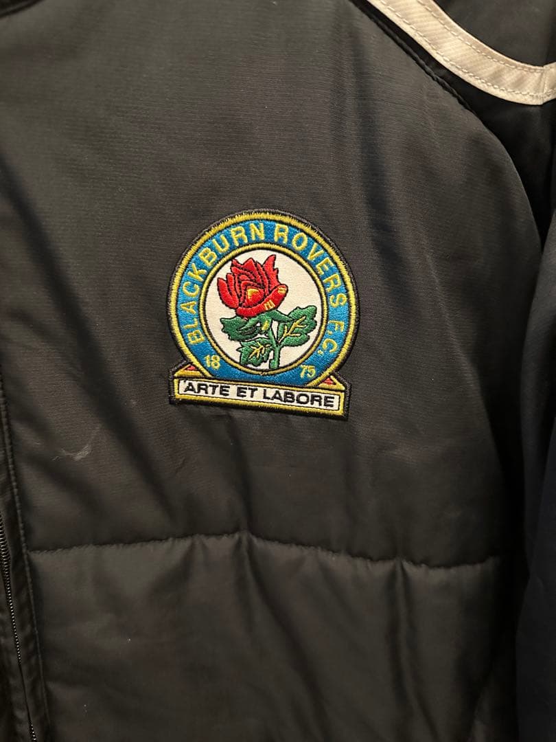 90s umbro ダウンジャケット　ブラックバーン・ローバーズ y2k