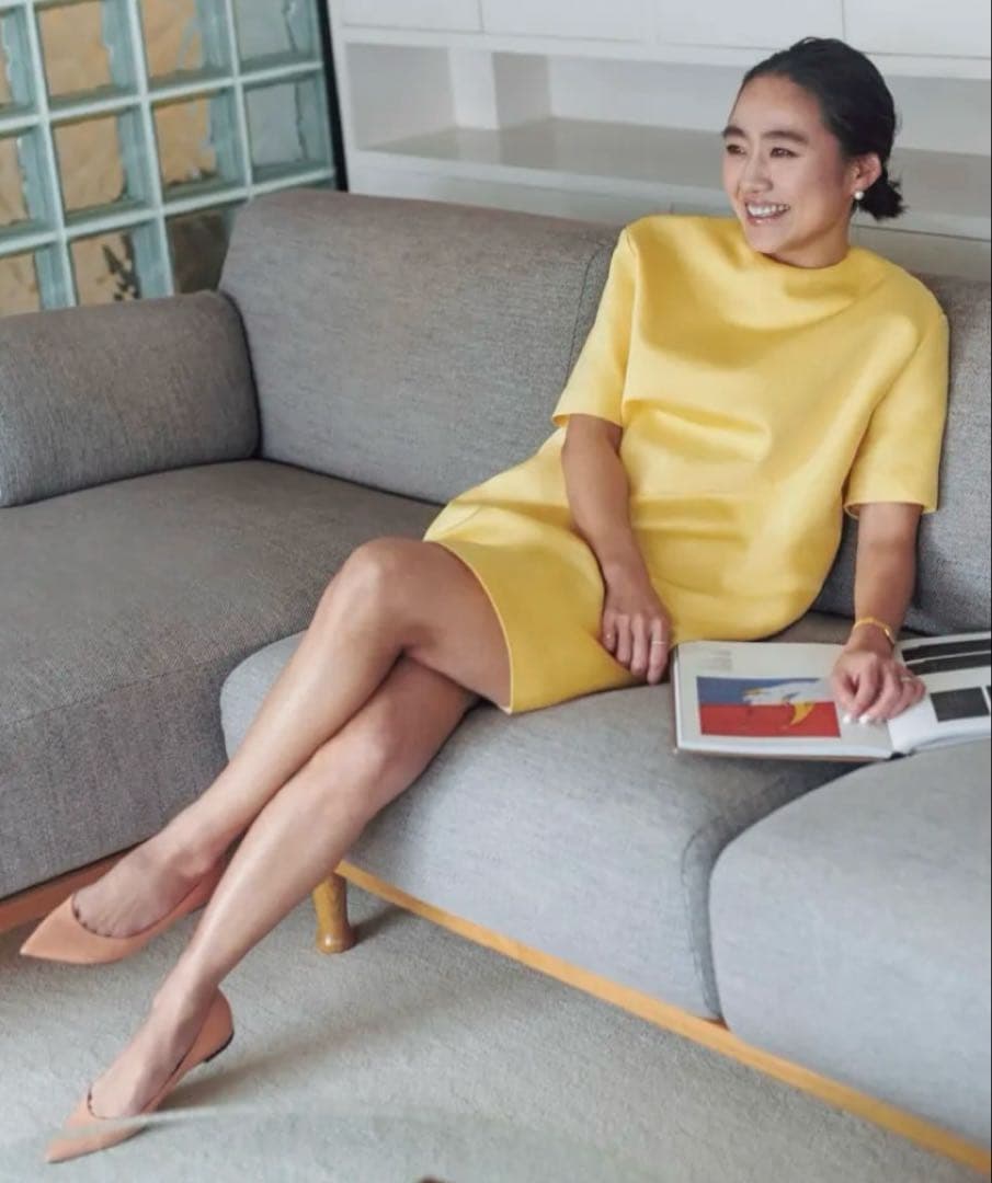 金子綾愛用 ニナリッチ フラットパンプス