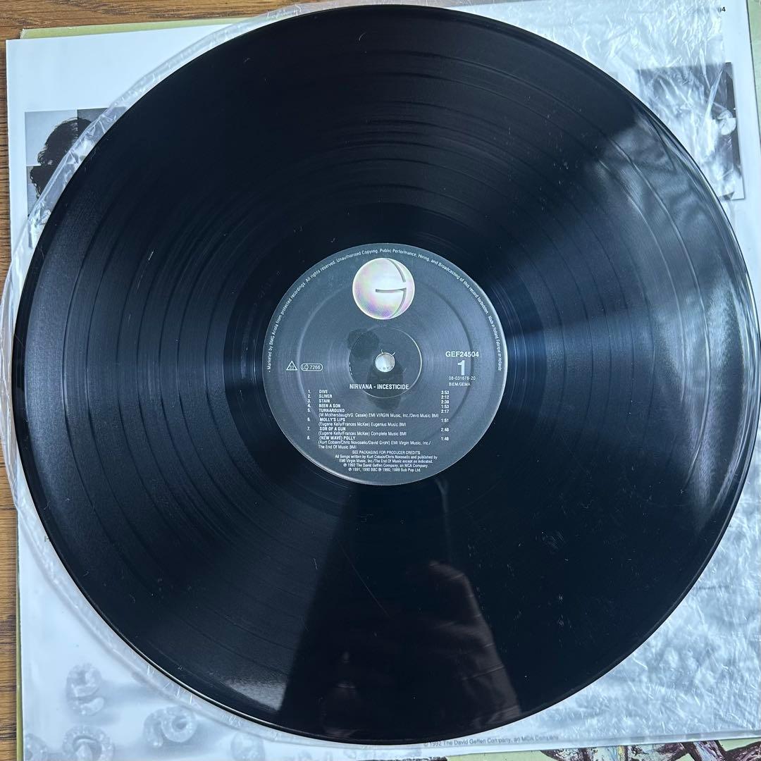 【希少】 NIRVANA - Incesticide （LPレコード）