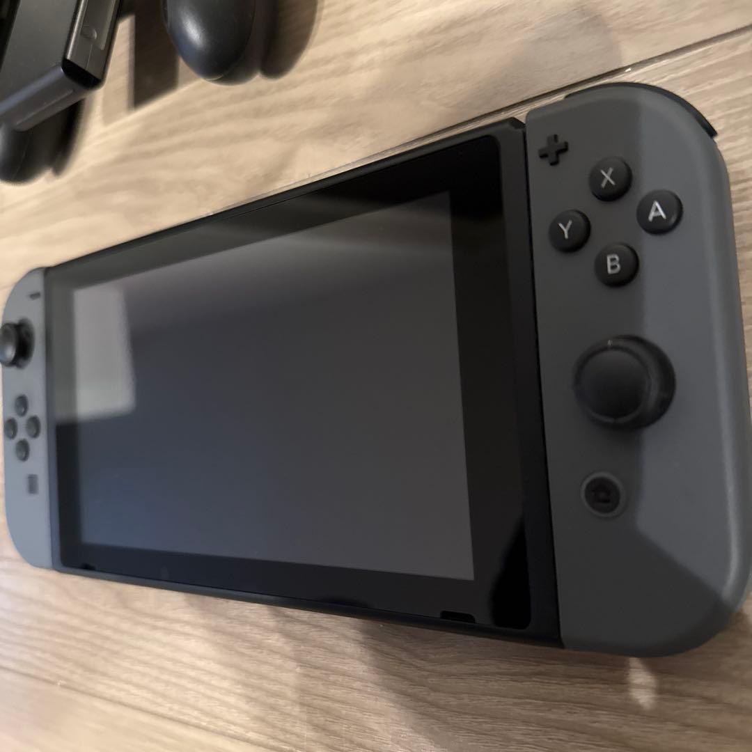 Nintendo Switch 本体 グレー ドック付き　SDカード付き