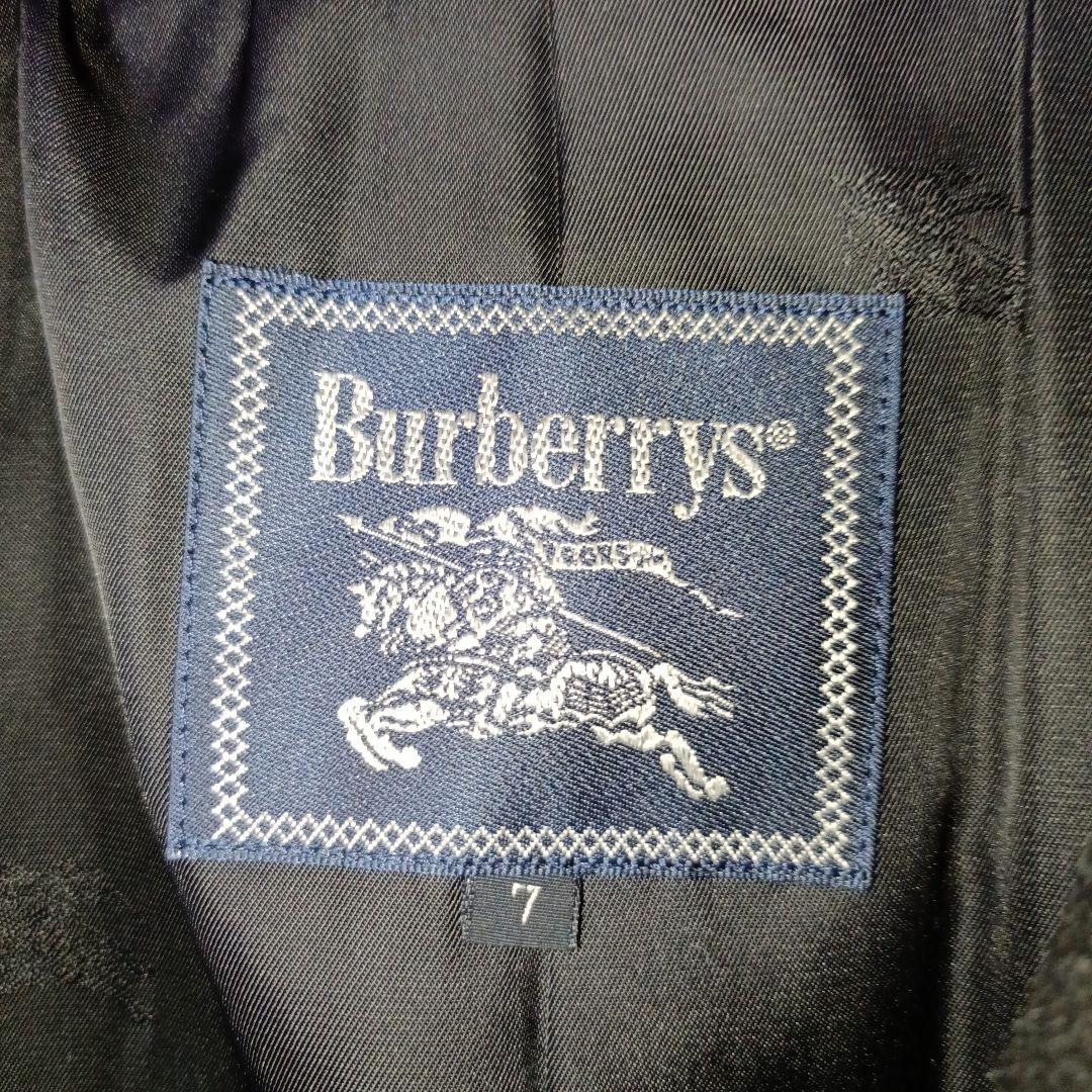 美品■Burberrys カシミヤ100% ダブル チェスターコート ブラック
