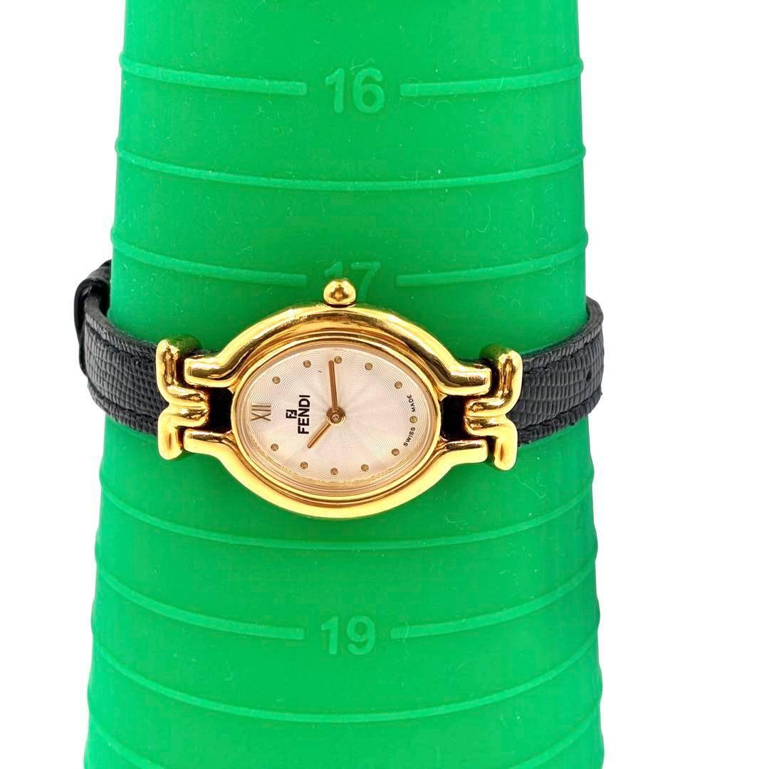 フェンディ　640L チェンジベルト　ゴールド　クオーツ　レディース
