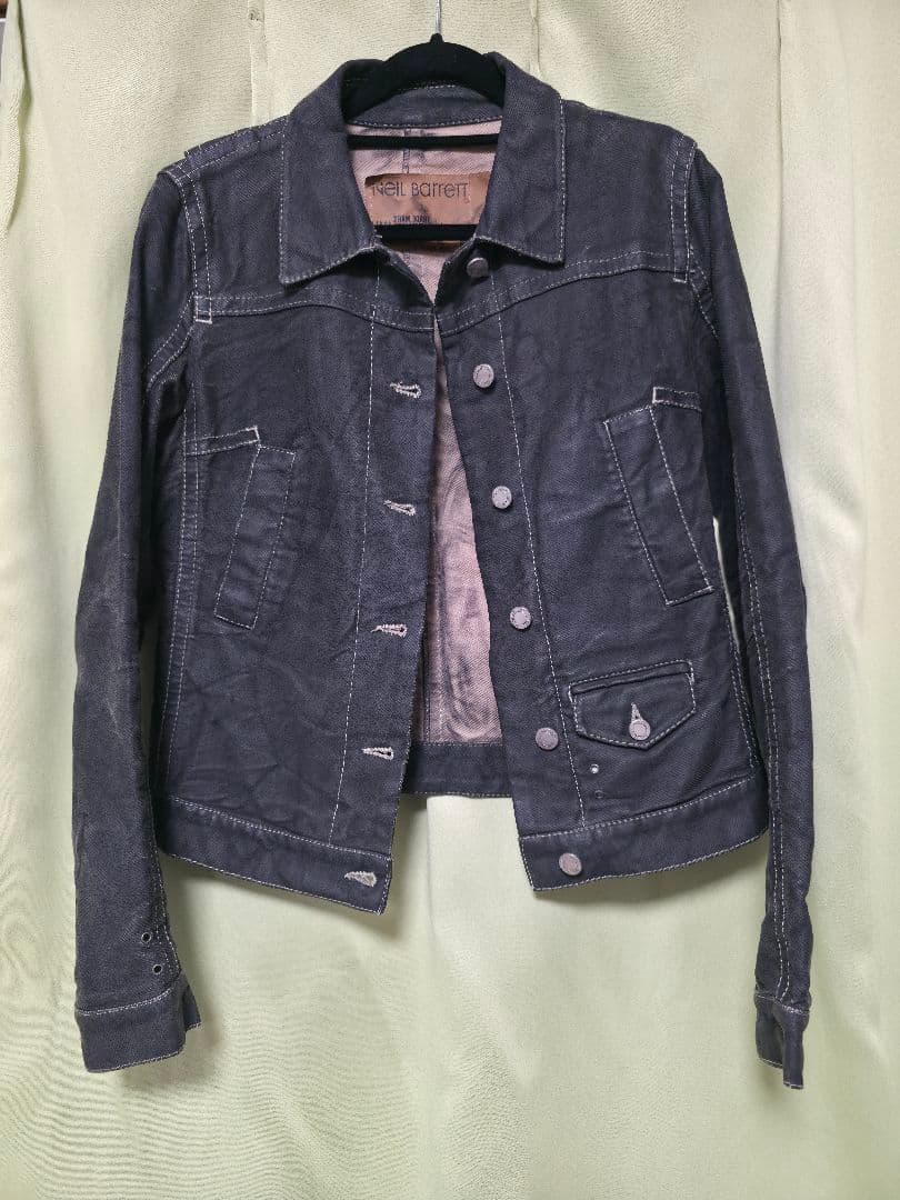 NEIL BARRETT ニールバレット デニムジャケット ブラック Gジャン
