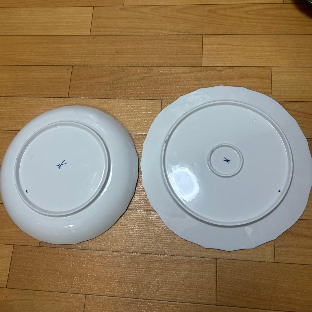 マイセン　大皿2枚セット