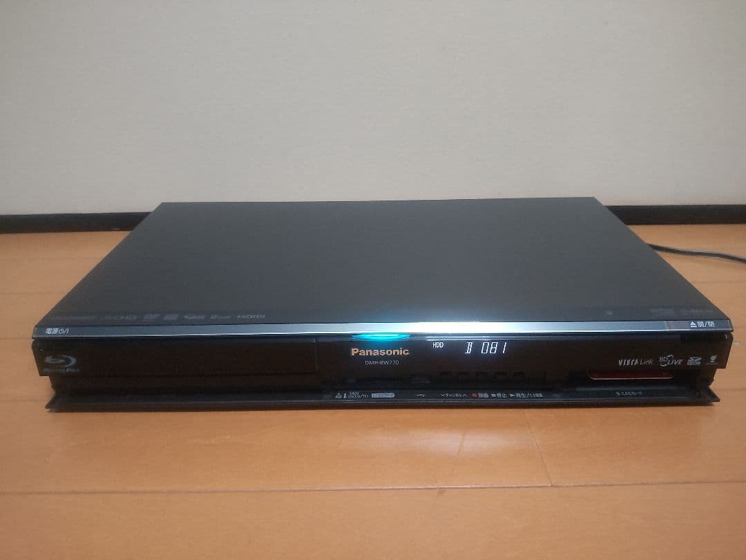 パナソニック　DIGA DMR―BW770 500GB→1TB プチメンテ済み