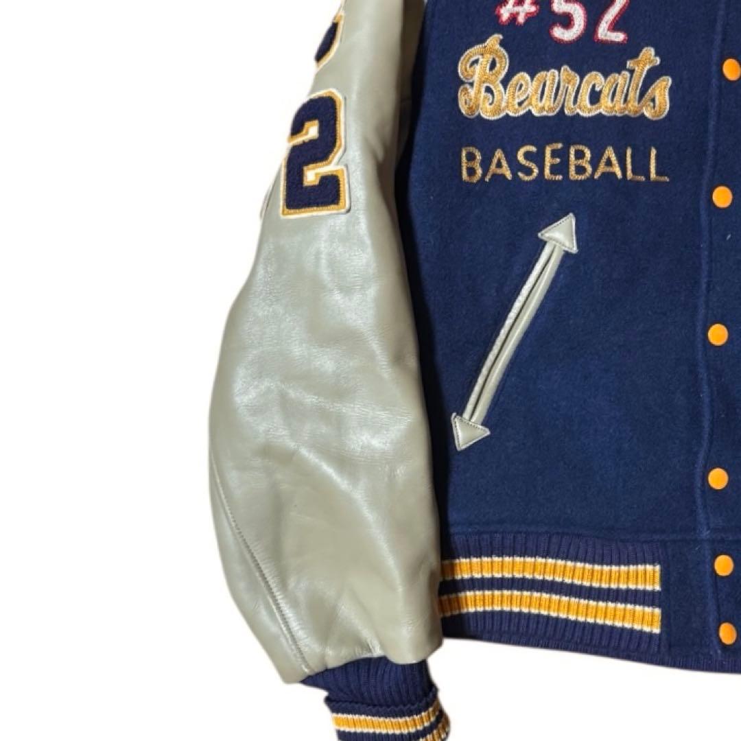 東洋 STYLE EYES フルデコ 袖革 スタジャン 40 アワードジャケット