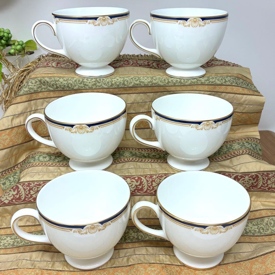 新品未使用　ウェッジウッド　キャベンデッシュ　カップ&ソーサー　ケーキ皿　6客組