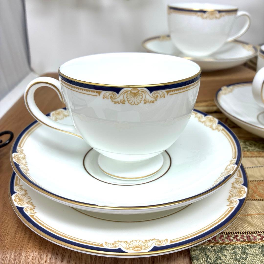 新品未使用　ウェッジウッド　キャベンデッシュ　カップ&ソーサー　ケーキ皿　6客組