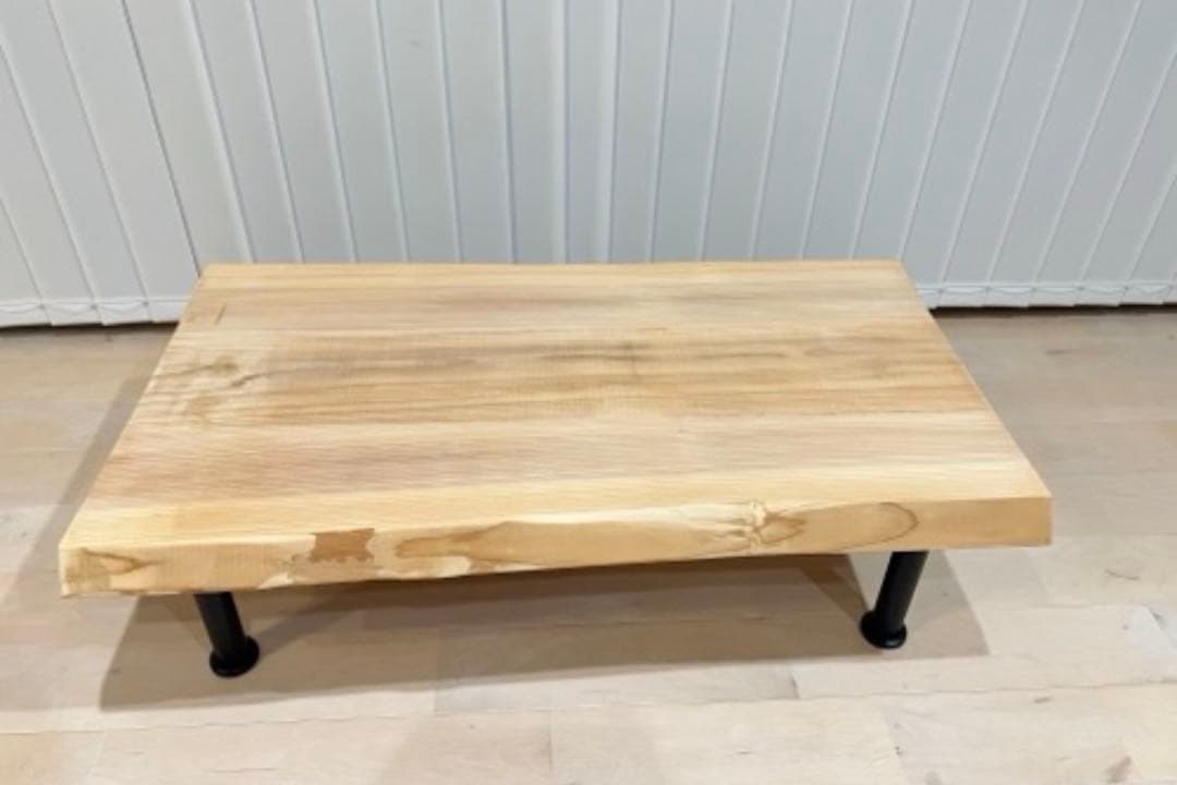 国産　無垢材 一枚板座卓 ローテーブル