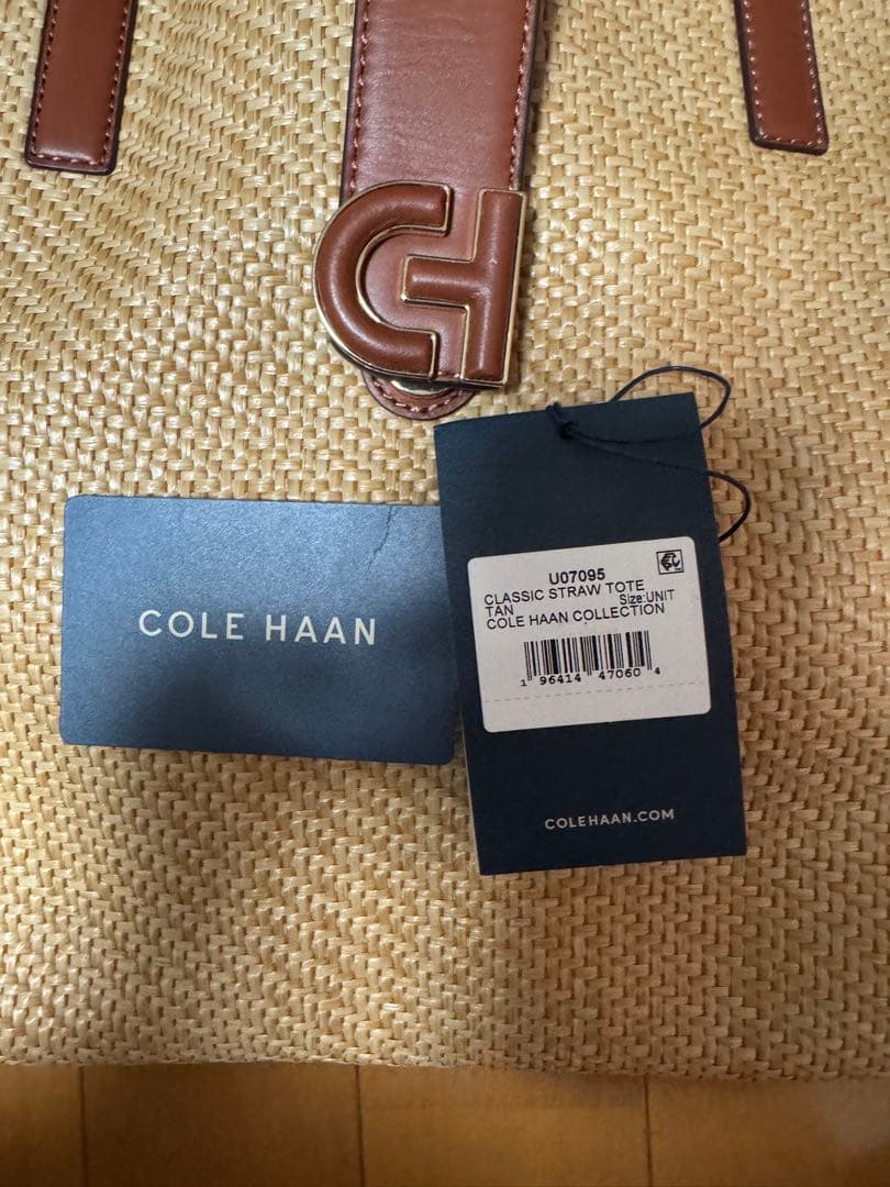 COLE HAAN かごバッグ ベージュ　ほぼ新品