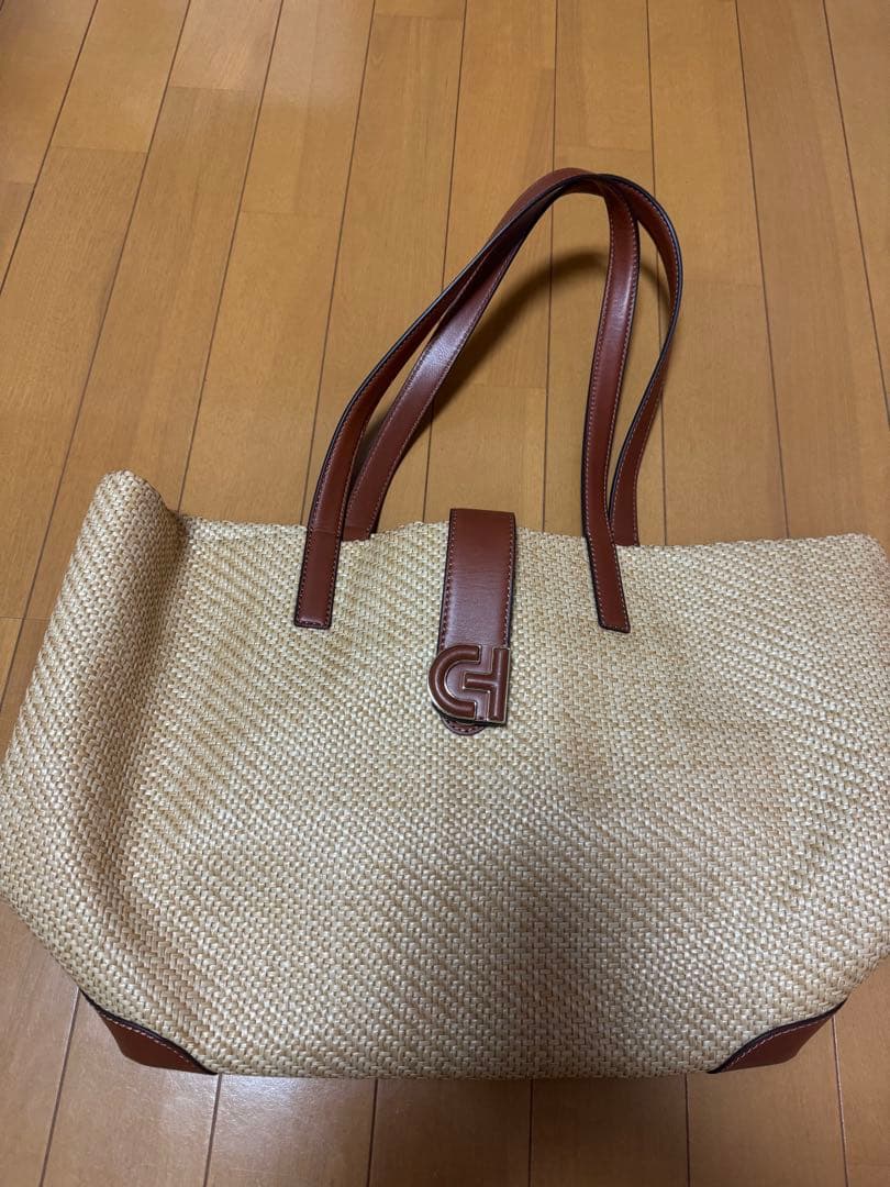 COLE HAAN かごバッグ ベージュ　ほぼ新品
