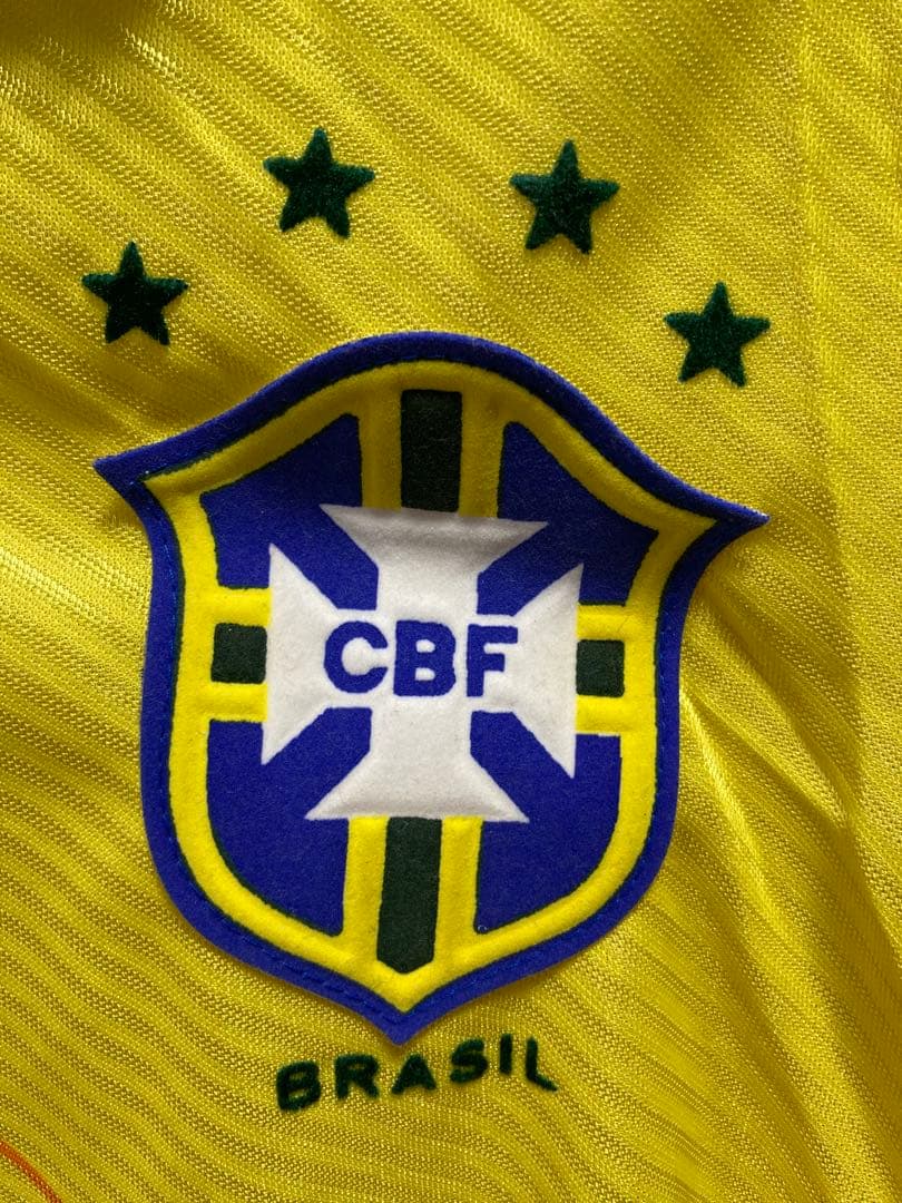 ブラジル代表 ユニフォーム 四つ星 イエロー　９５年　アンブロ製