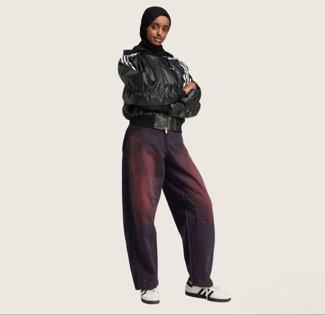 アディダス アディレニウム シーズン 3 ビンテージ フェイクレザージャケット