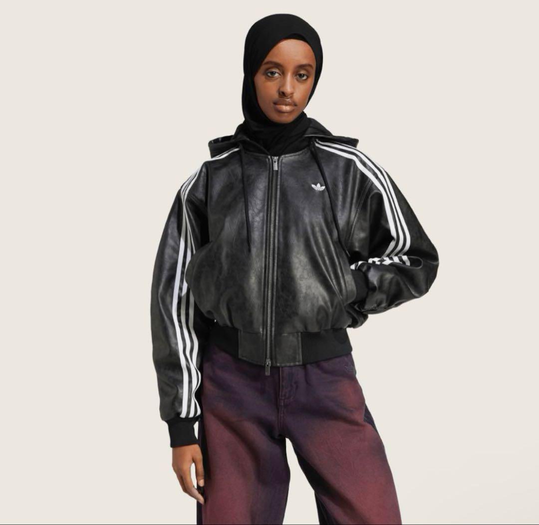 アディダス アディレニウム シーズン 3 ビンテージ フェイクレザージャケット