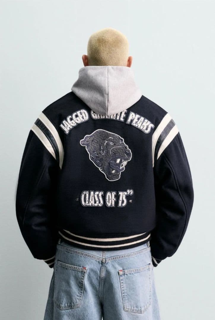 ZARA × Champion スタジャン