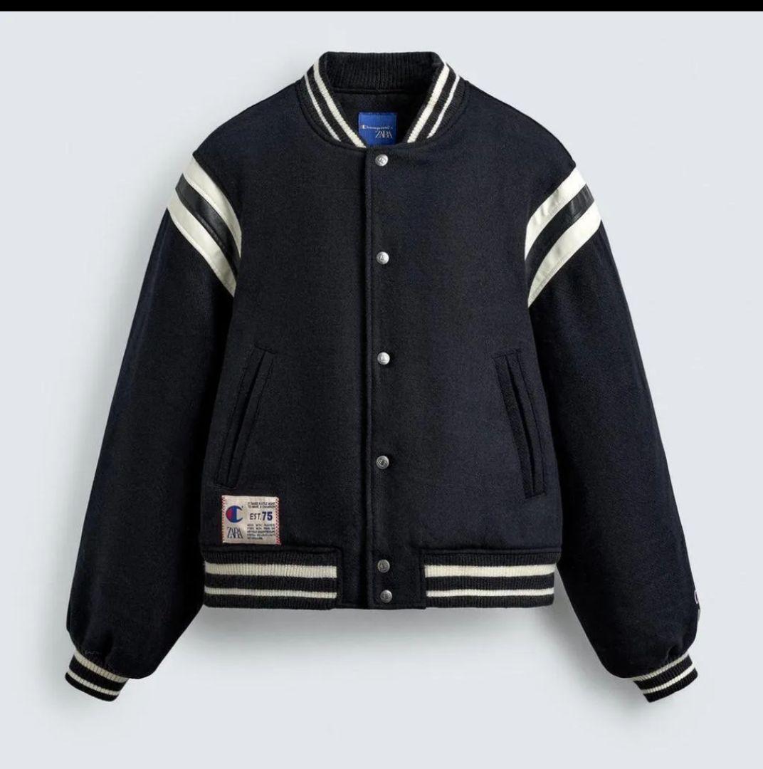 ZARA × Champion スタジャン