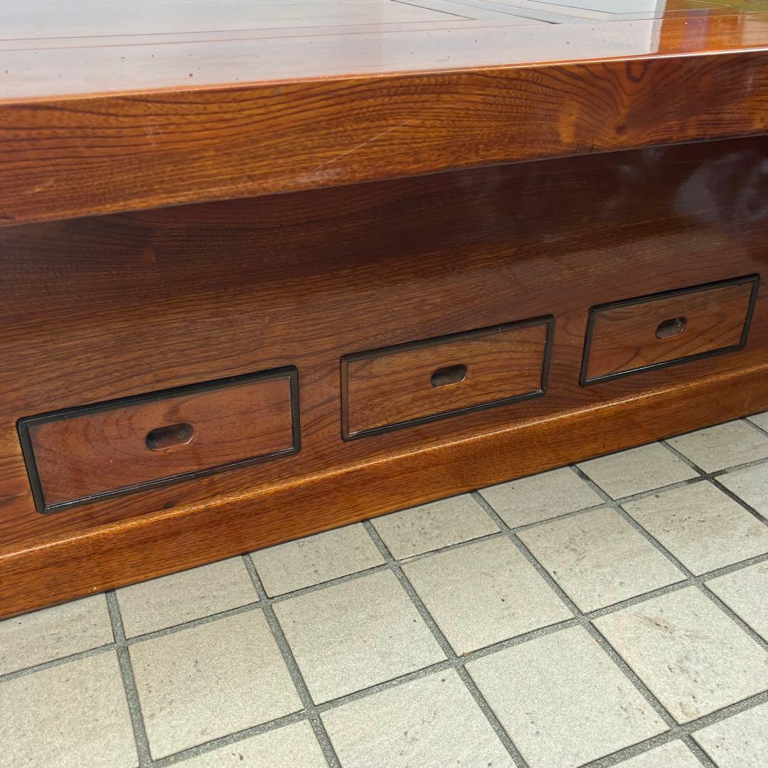 ★最終処分値下げ★欅？　囲炉裏テーブル　昭和レトロ 火鉢 古民家家具